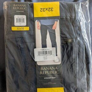 NWT! Men's Banana Republic 5 pocket pants | Navy Blue | 32x32